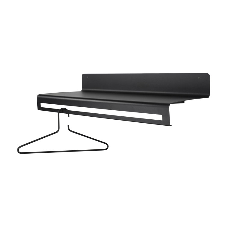 Rebrilliant Horsham Steel Wall Mounted Coat Rack with Storage Wayfair